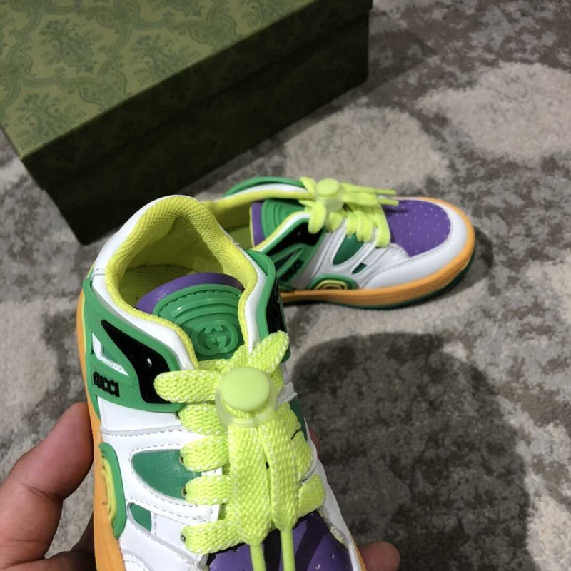 G*u*i kids shoes print multicolor sneakers