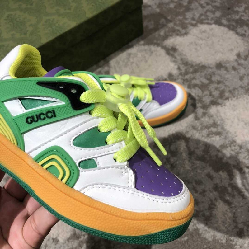 G*u*i kids shoes print multicolor sneakers