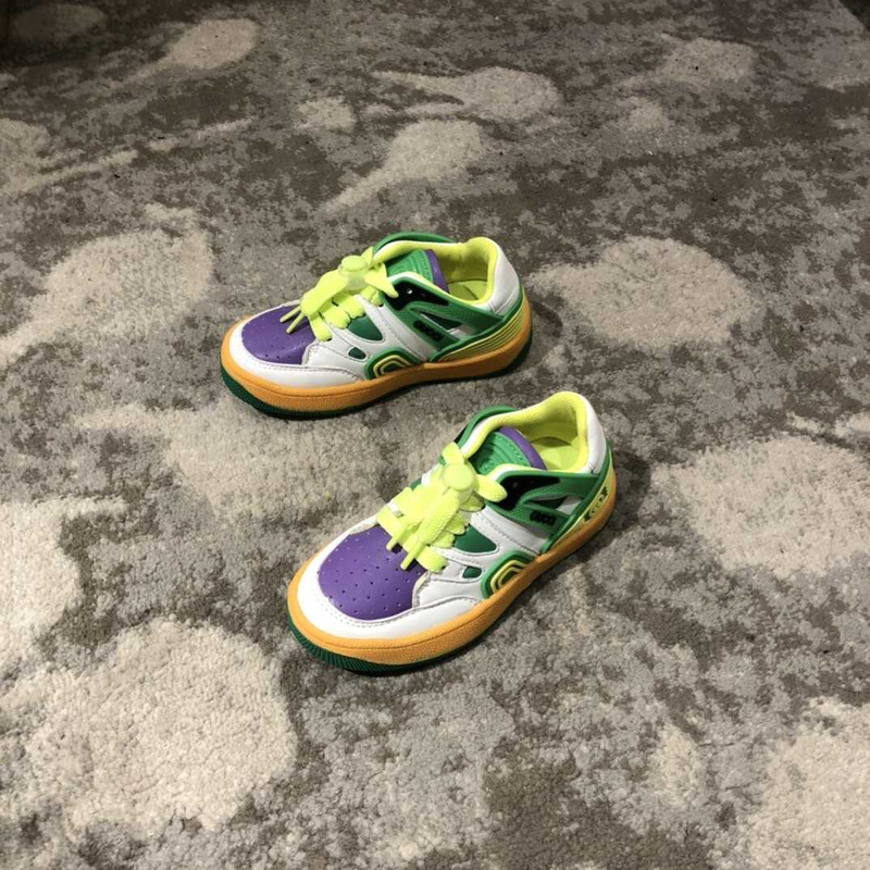 G*u*i kids shoes print multicolor sneakers