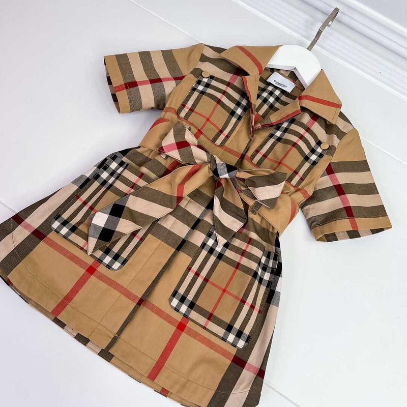 B**rry vintage check kids dress