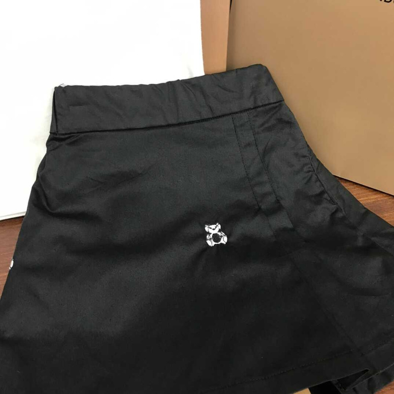 B**rry kids monogram motif organic cotton t-shirt and skirt set