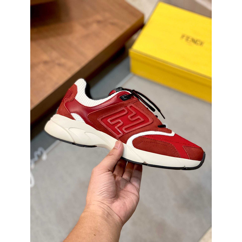F**di sneakers F**di faster red