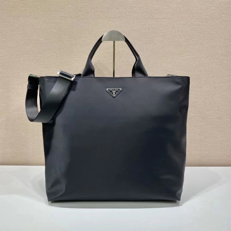 Pra*a re-nylon shopping bag black