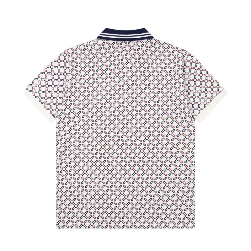 G*u*i monogram logo polo shirts red