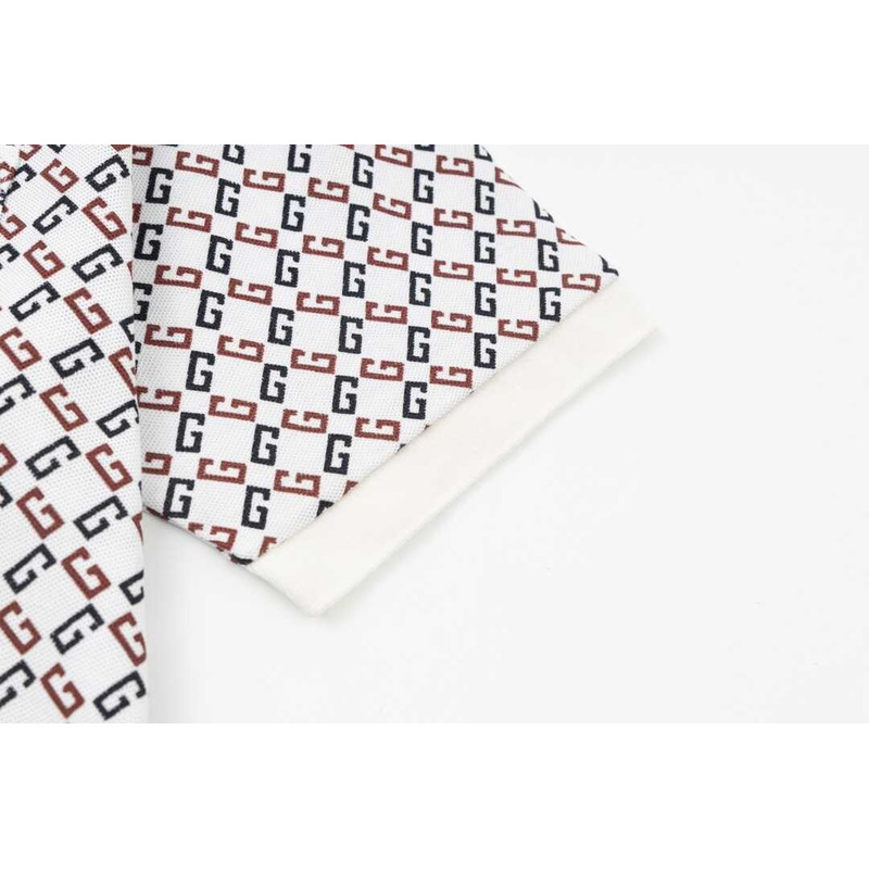 G*u*i monogram logo polo shirts red