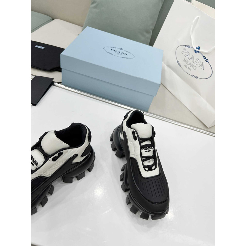 Pra*a cloudbust thunder sneakers black and white