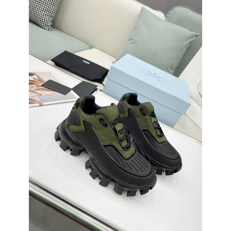 Pra*a cloudbust thunder sneakers black green