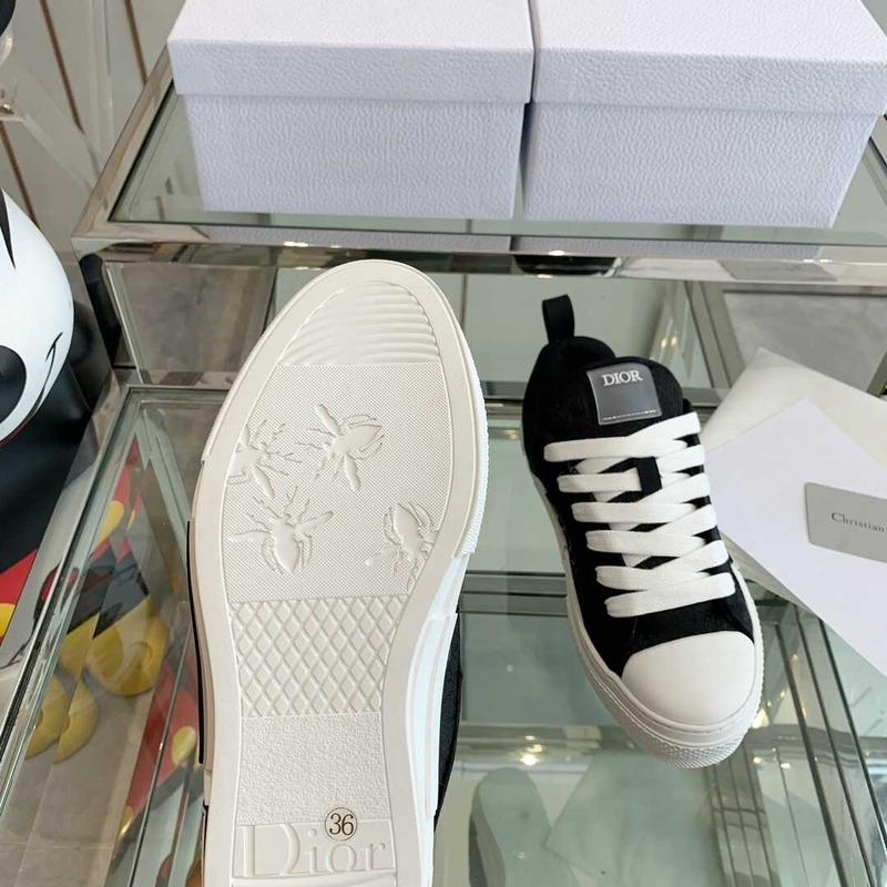 D*or b23 skater oblique jacquard sneaker black