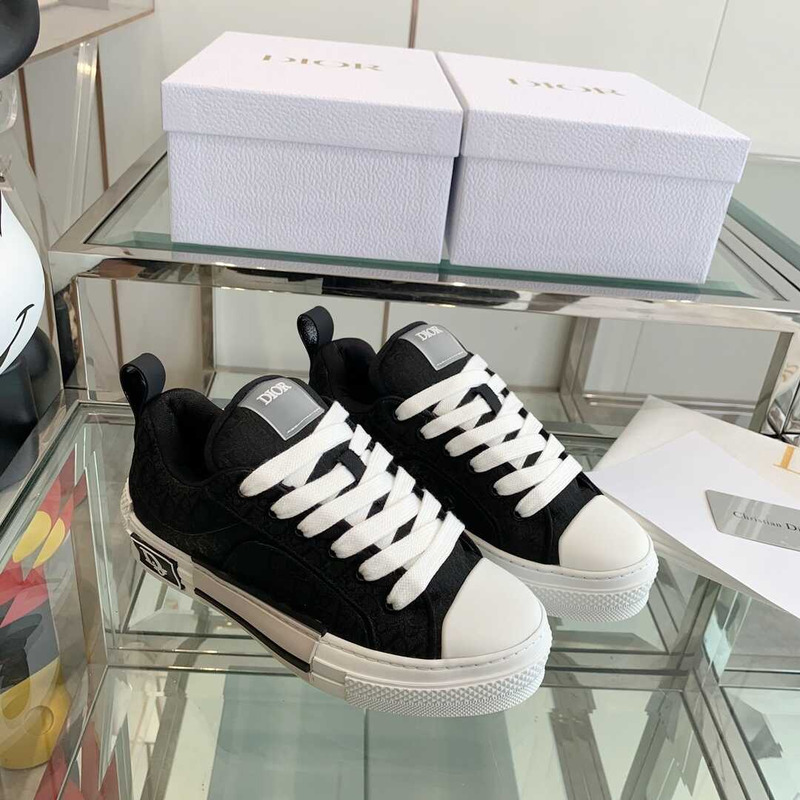 D*or b23 skater oblique jacquard sneaker black