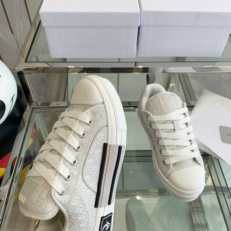 D*or b23 skater oblique jacquard sneaker white