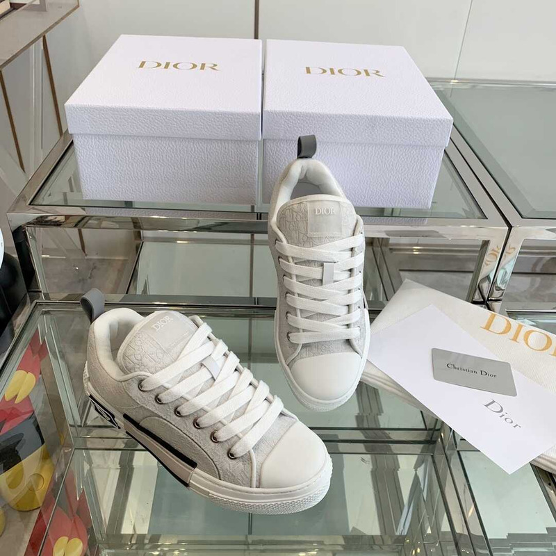 D*or b23 skater oblique jacquard sneaker white