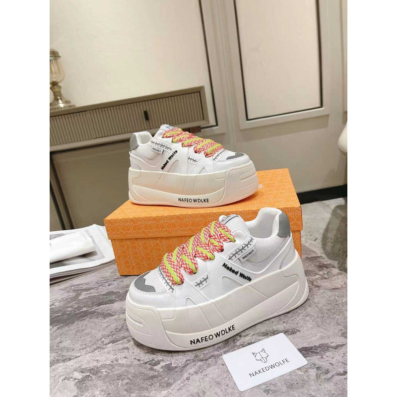 Naked Wolfe City Sneakes Baby White