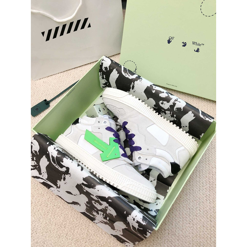 Off White Off Court Low Top Grey Green