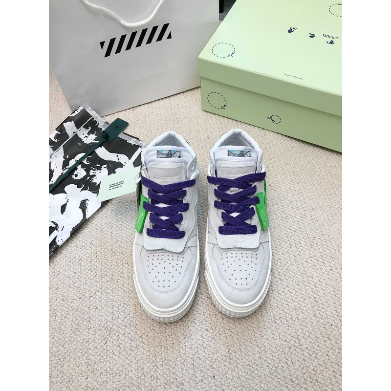 Off White Off Court Low Top Grey Green