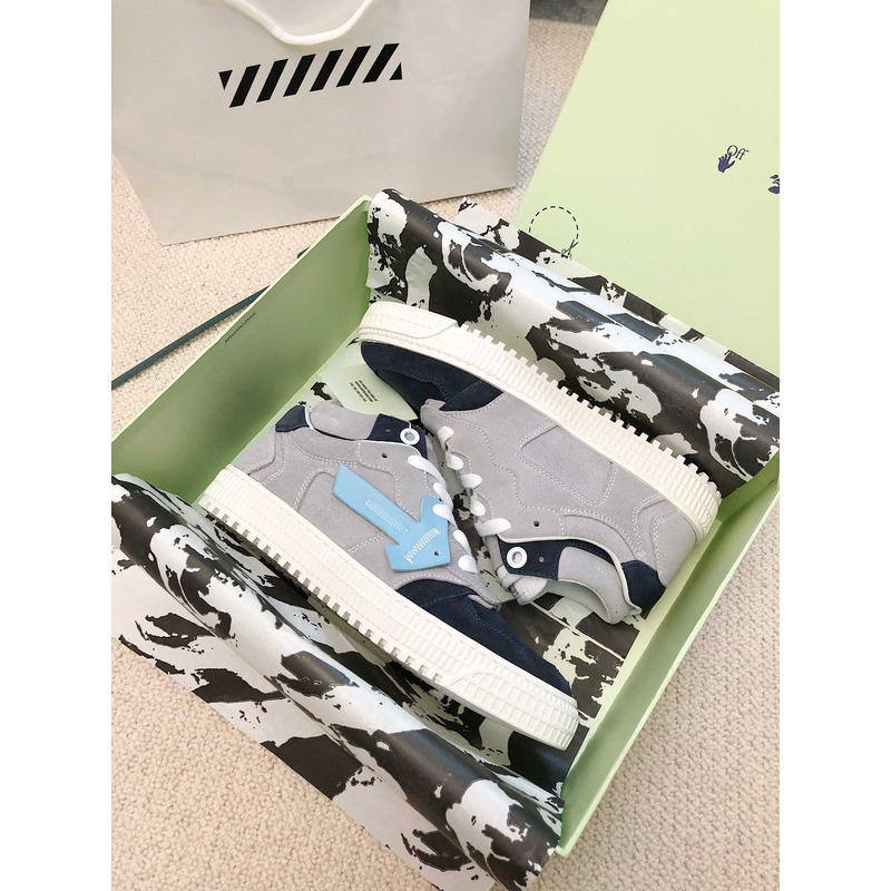 Off White Off Court Low Top Grey Blue