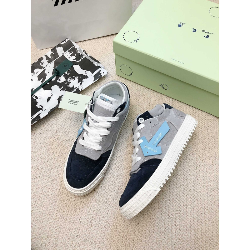 Off White Off Court Low Top Grey Blue
