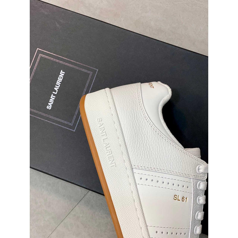 Saint Laurent White Sl 61 Sneakers