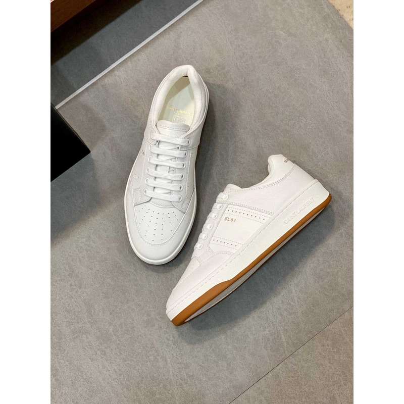 Saint Laurent White Sl 61 Sneakers