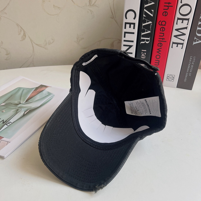 Ba*len*cia*ga logo cotton baseball cap