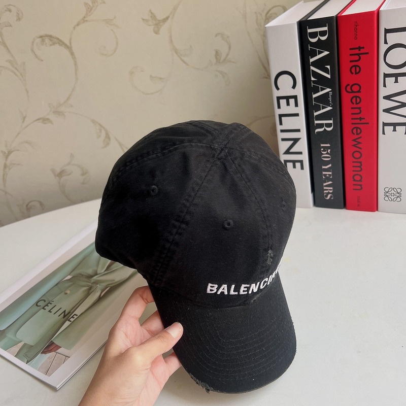 Ba*len*cia*ga logo cotton baseball cap