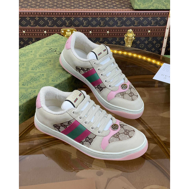 G*u*i G*u*i screener lace-up sneakers pink