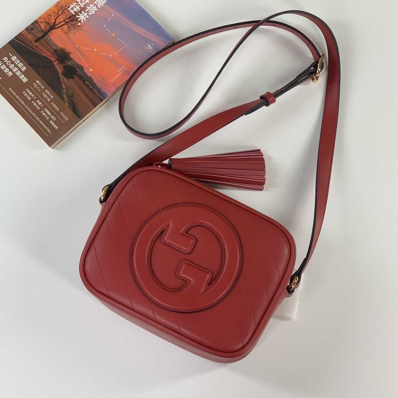 G*u*i blondie small shoulder bag red