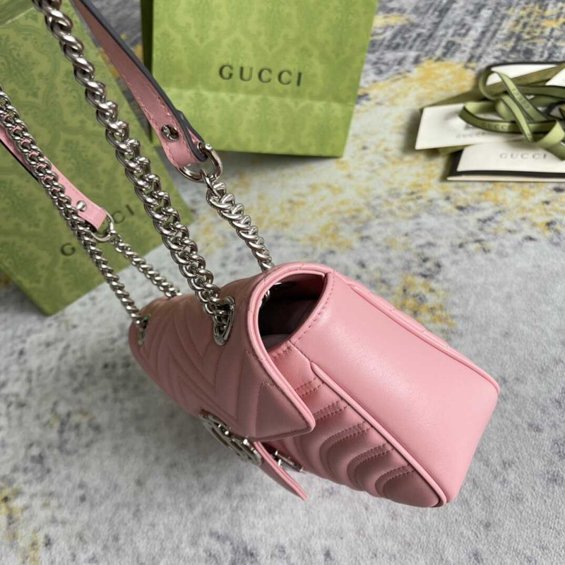 GG Marmont Small Shoulder Bag Pink