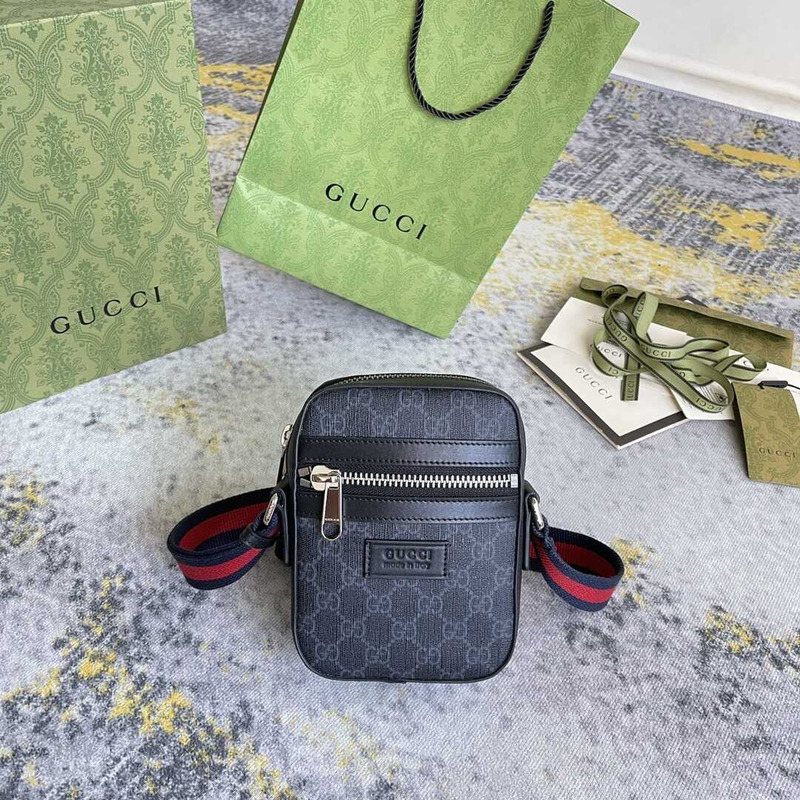 g*u*i S*p*e monogram messenger bag