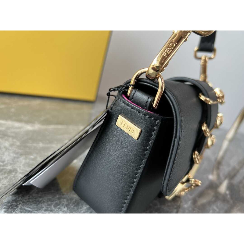 F**di fendace brooch mini baguette black