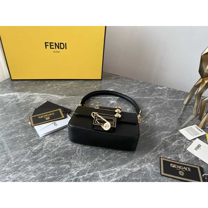 F**di fendace brooch mini baguette black