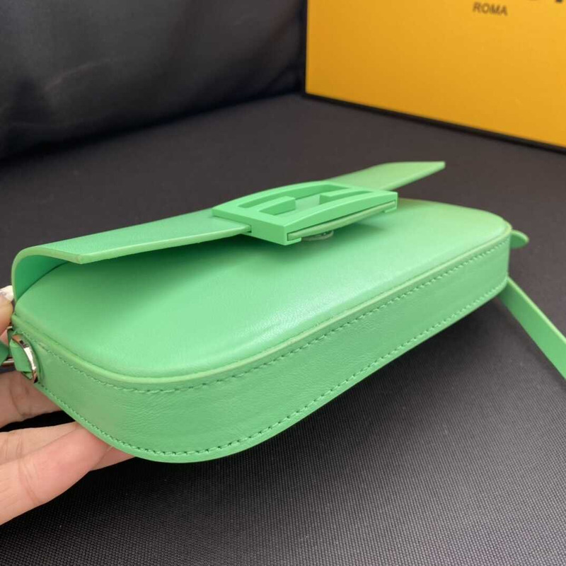 F**di baguette phone pouch green