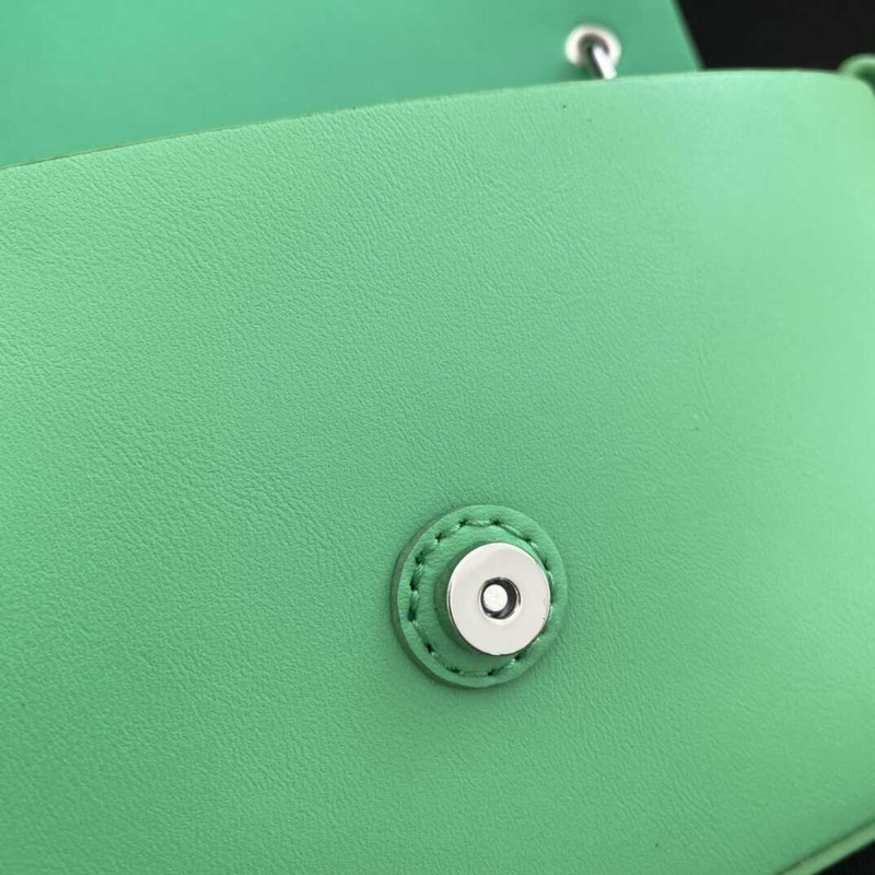 F**di baguette phone pouch green