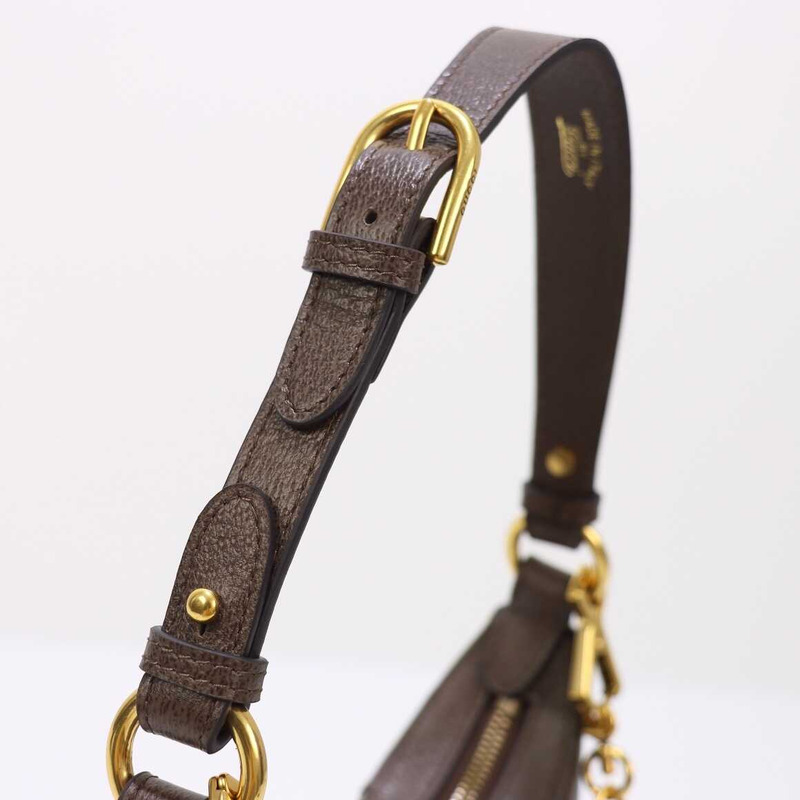 G*u*i aphrodite small crescent shoulder bag monogram