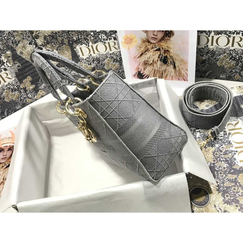 D*or lady d-lite tote bag grey