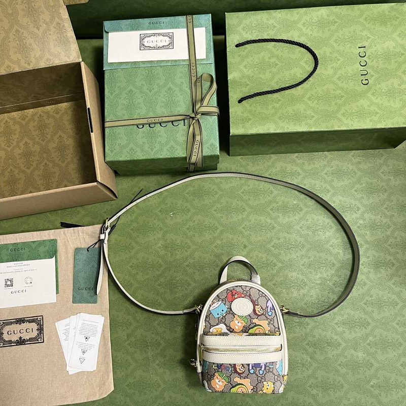 G*u*i animal print multi-function bag