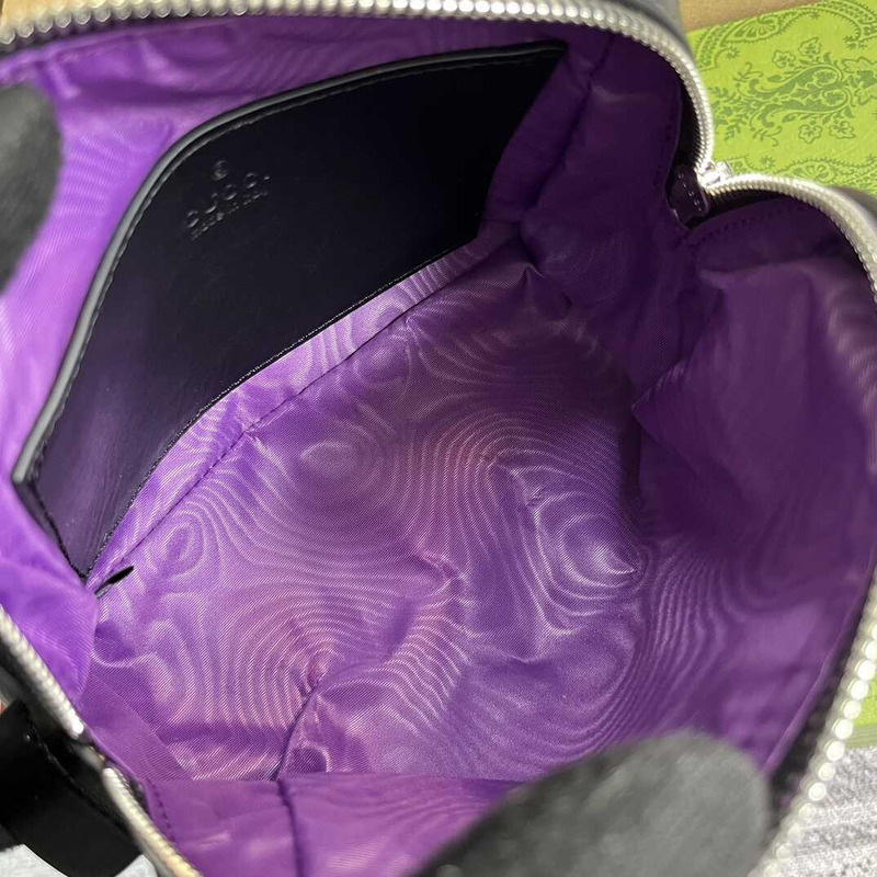 G*u*i gg matelassé makeup bag black