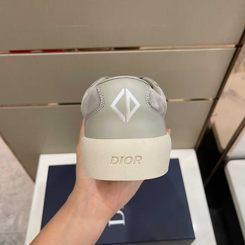 D*or b101 sneakers smooth calfskin nubuck gray