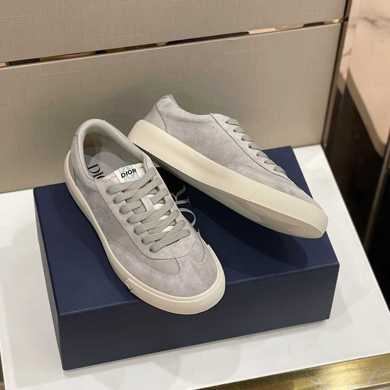 D*or b101 sneakers smooth calfskin nubuck gray