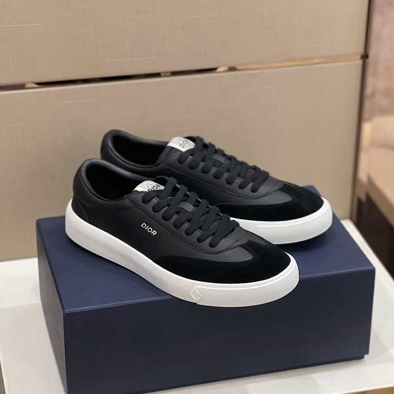 D*or b101 sneakers smooth calfskin nubuck black