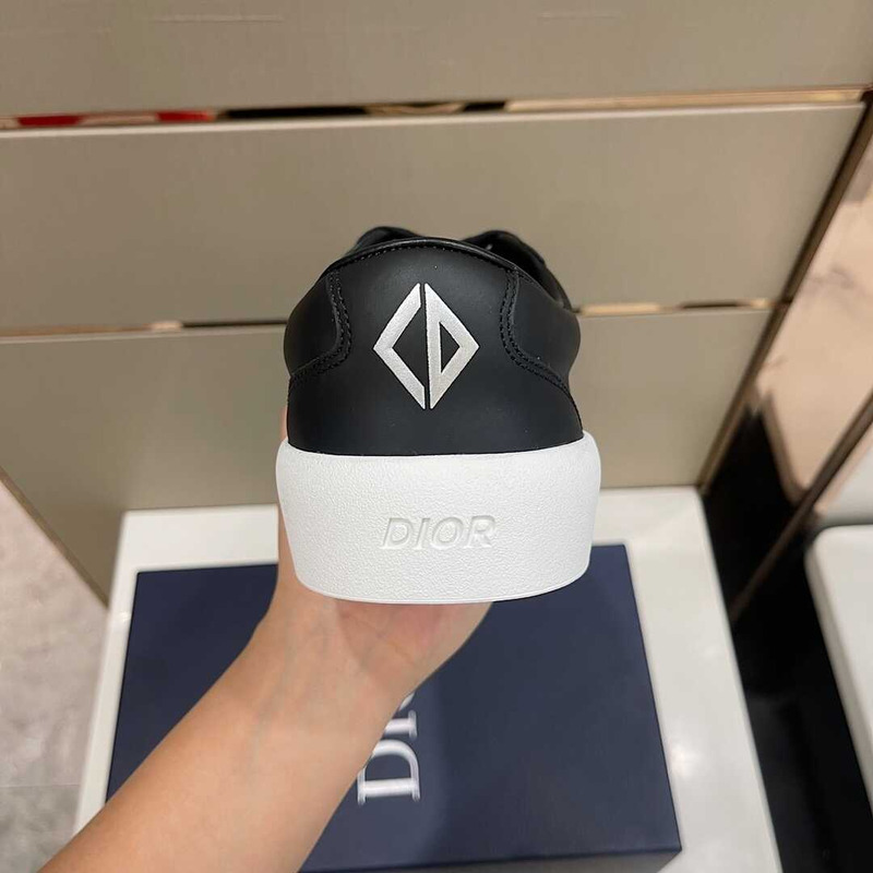 D*or b101 sneakers smooth calfskin nubuck black