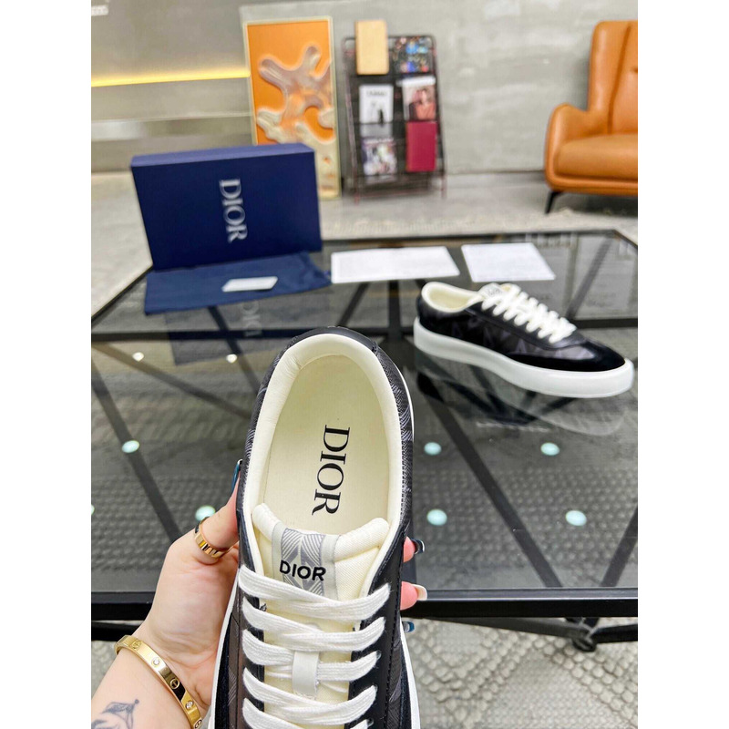 d*or b101 sneaker cd Di*m*nd canvas smooth calfskin nubuck black
