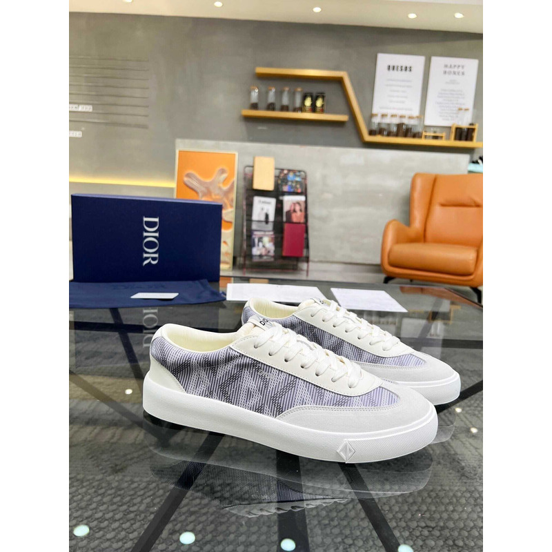 d*or b101 sneaker cd Di*m*nd canvas smooth calfskin nubuck gray