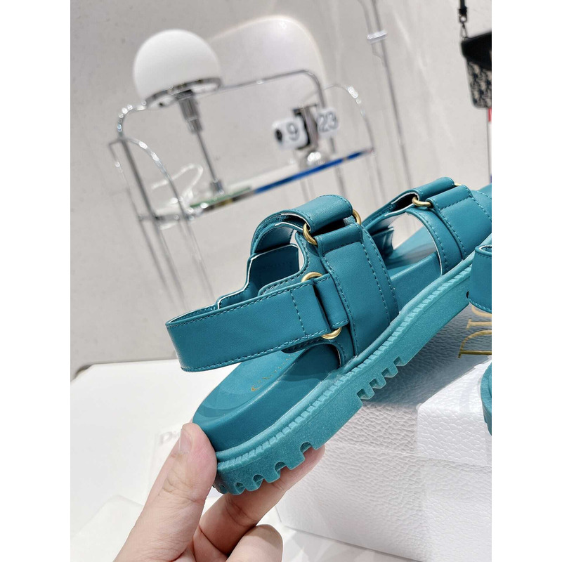 D*or D*oract sandal saffron lake blue lambskin