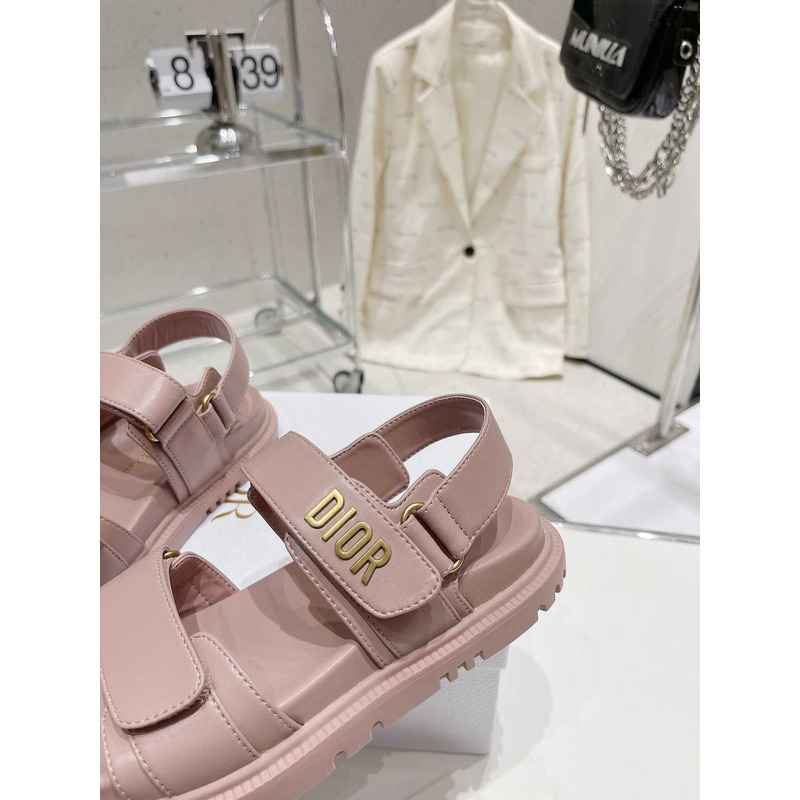 D*or D*oract sandal saffron pink lambskin