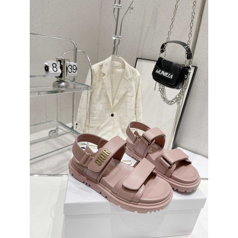 D*or D*oract sandal saffron pink lambskin