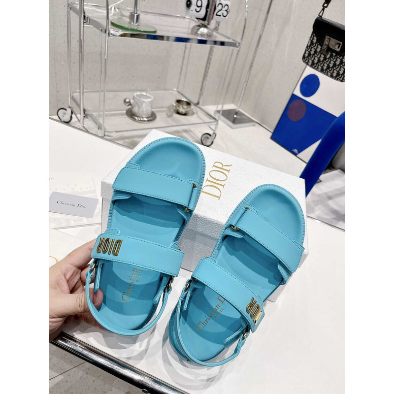 D*or D*oract sandal saffron blue lambskin