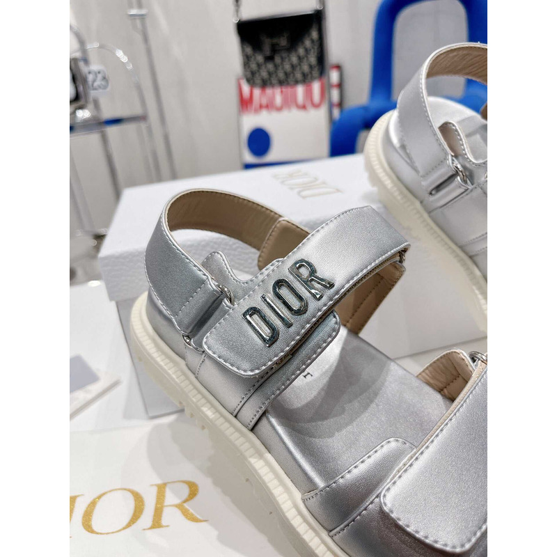 D*or D*oract sandal saffron silver  lambskin