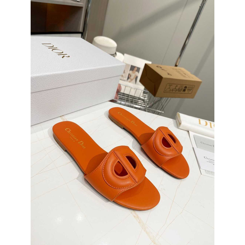 D*or d-club slide calfskin orange