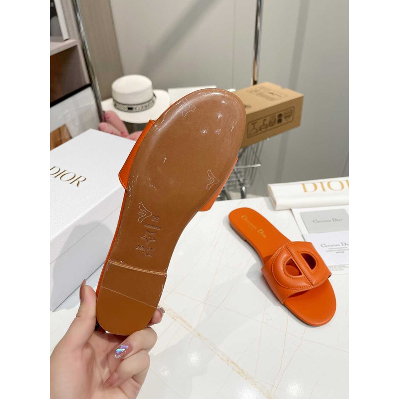 D*or d-club slide calfskin orange
