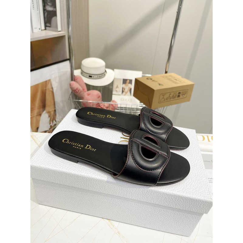 D*or d-club slide calfskin black